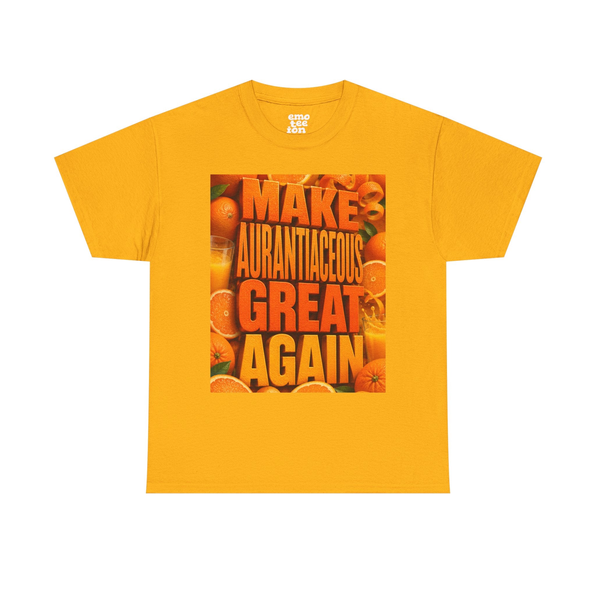Make Aurantiaceous Great Again - Dark Unisex Heavy Cotton Tee