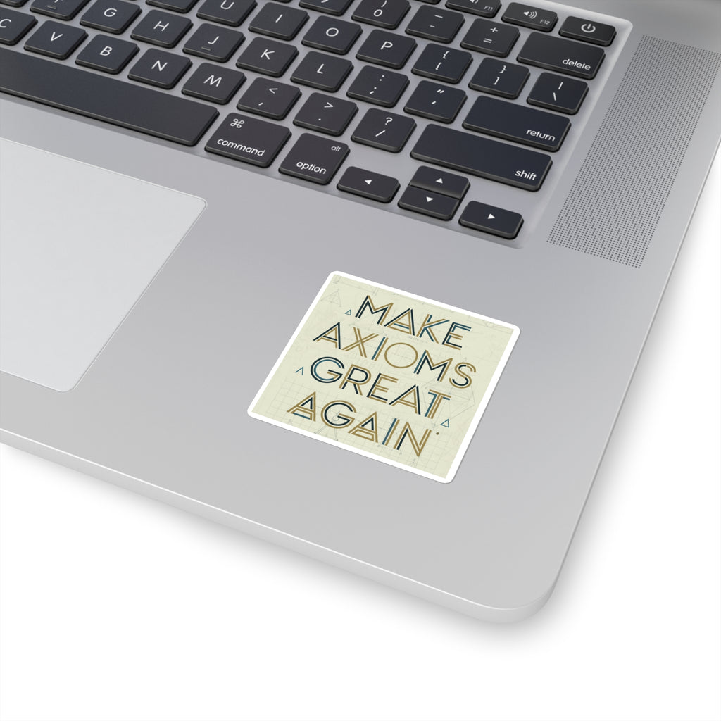 Make Axiom Great Again - Light Square Stickers