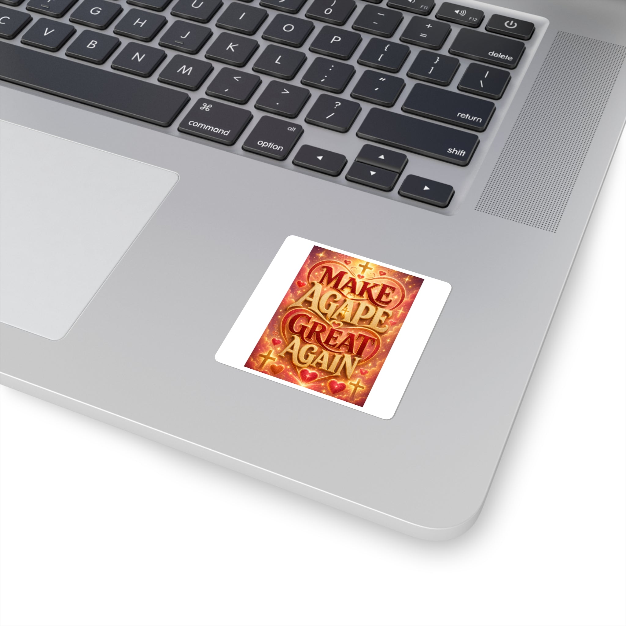 Make Agape Great Again - Square Stickers