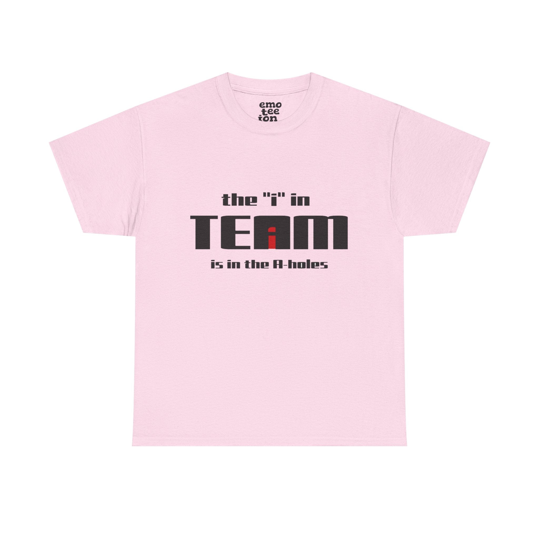 The "i" in TEAM - Light Unisex Heavy Cotton Tee