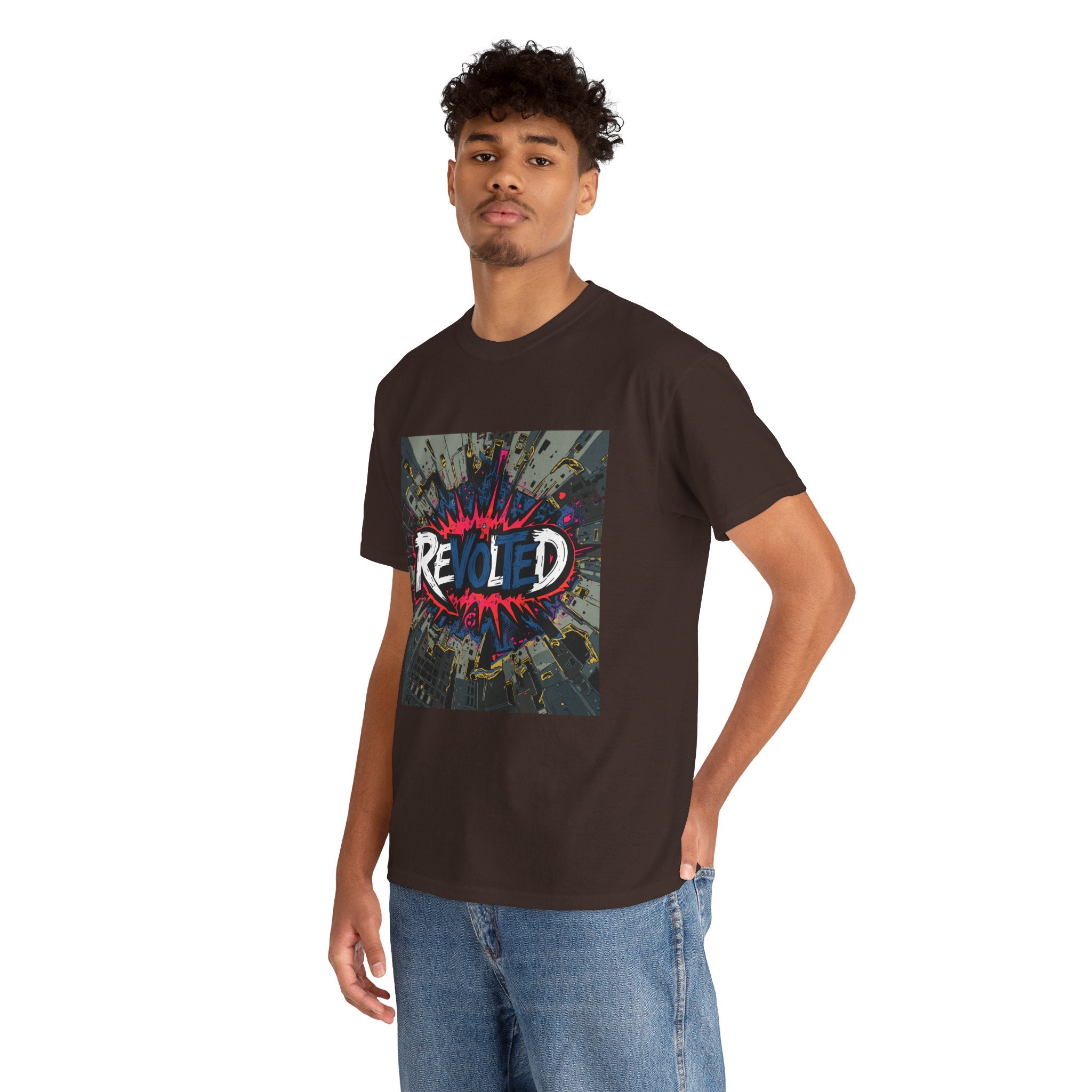 Revolted, VOTE - Cityscape Dark Unisex Heavy Cotton Tee