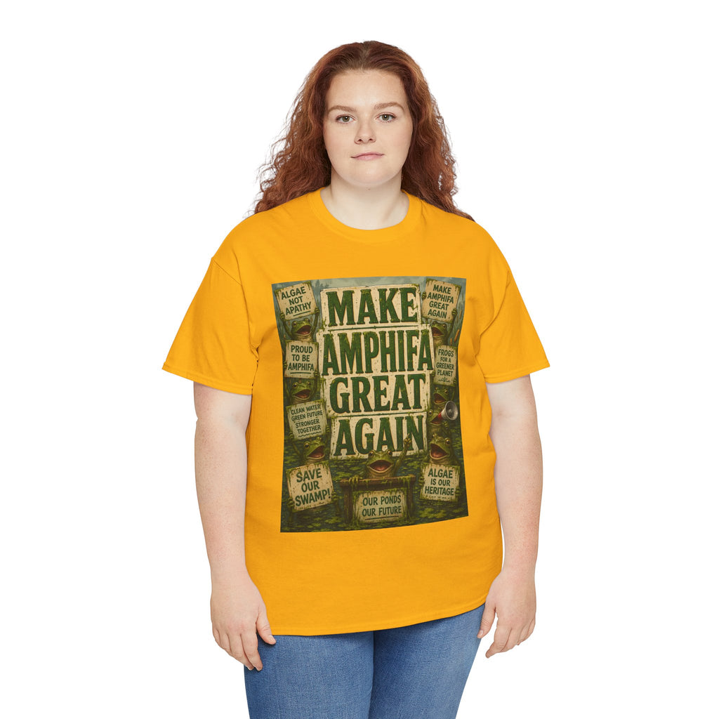 Make AMPHIFA Great Again - Dark Unisex Heavy Cotton Tee