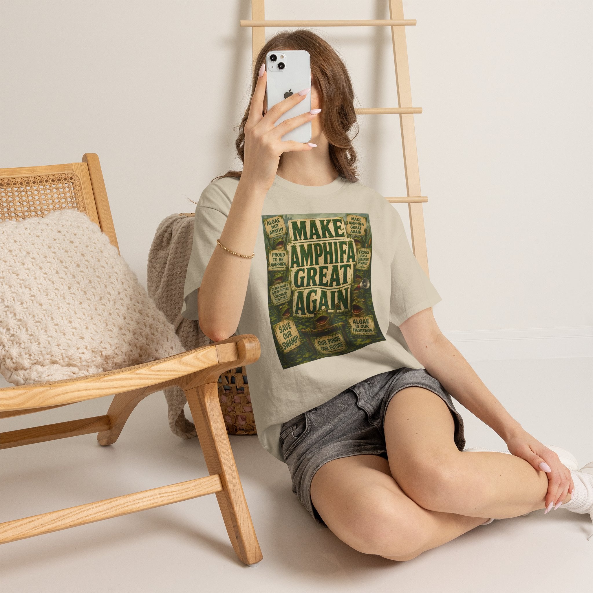 Make AMPHIFA Great Again - Light Unisex Heavy Cotton Tee