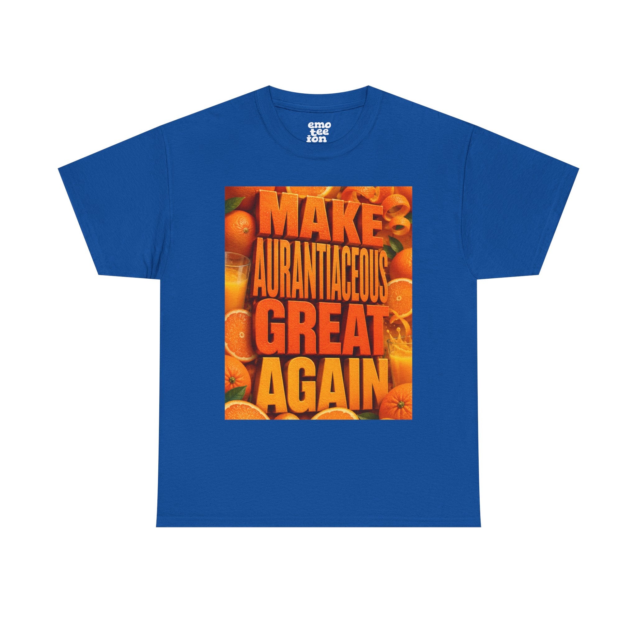 Make Aurantiaceous Great Again - Dark Unisex Heavy Cotton Tee