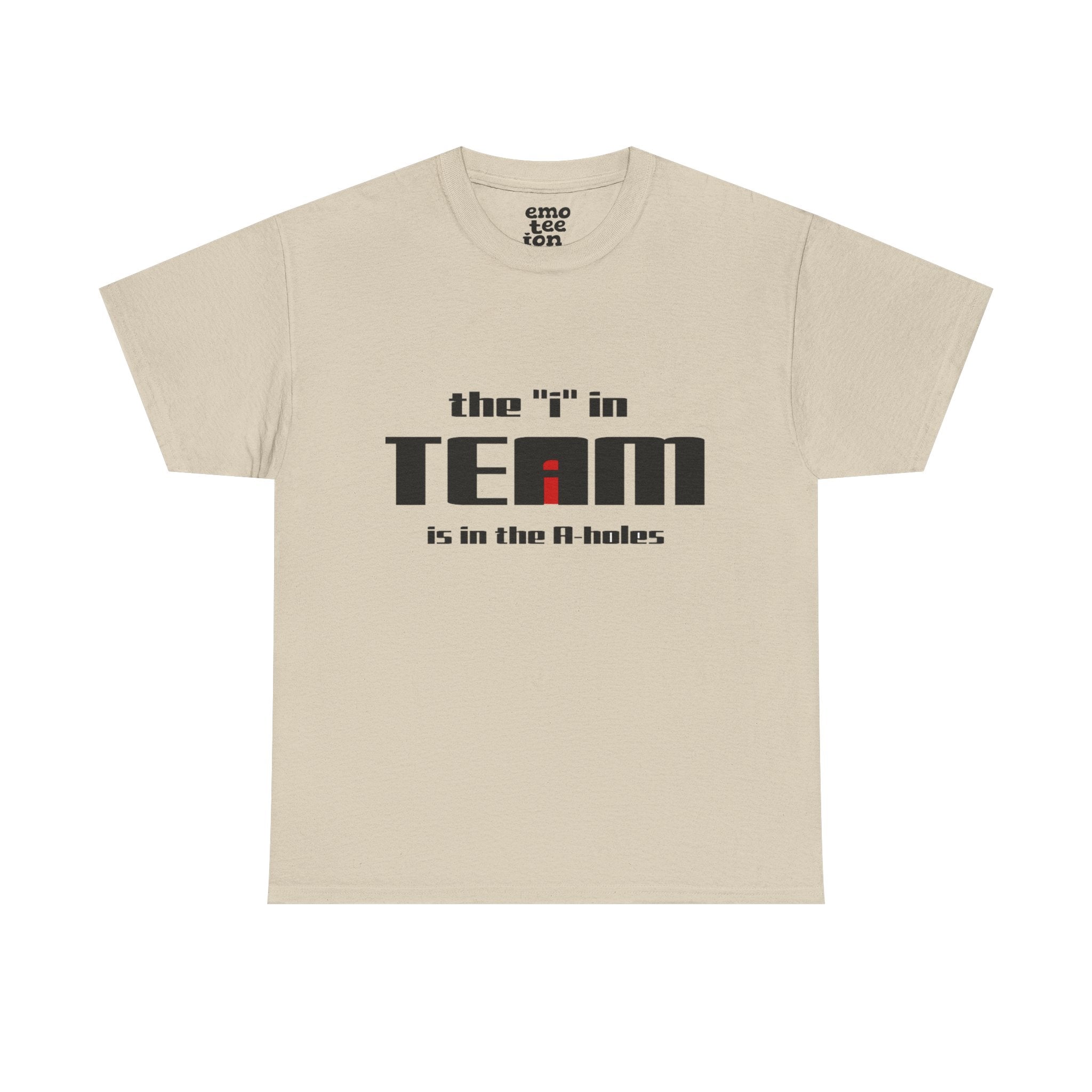 The "i" in TEAM - Light Unisex Heavy Cotton Tee