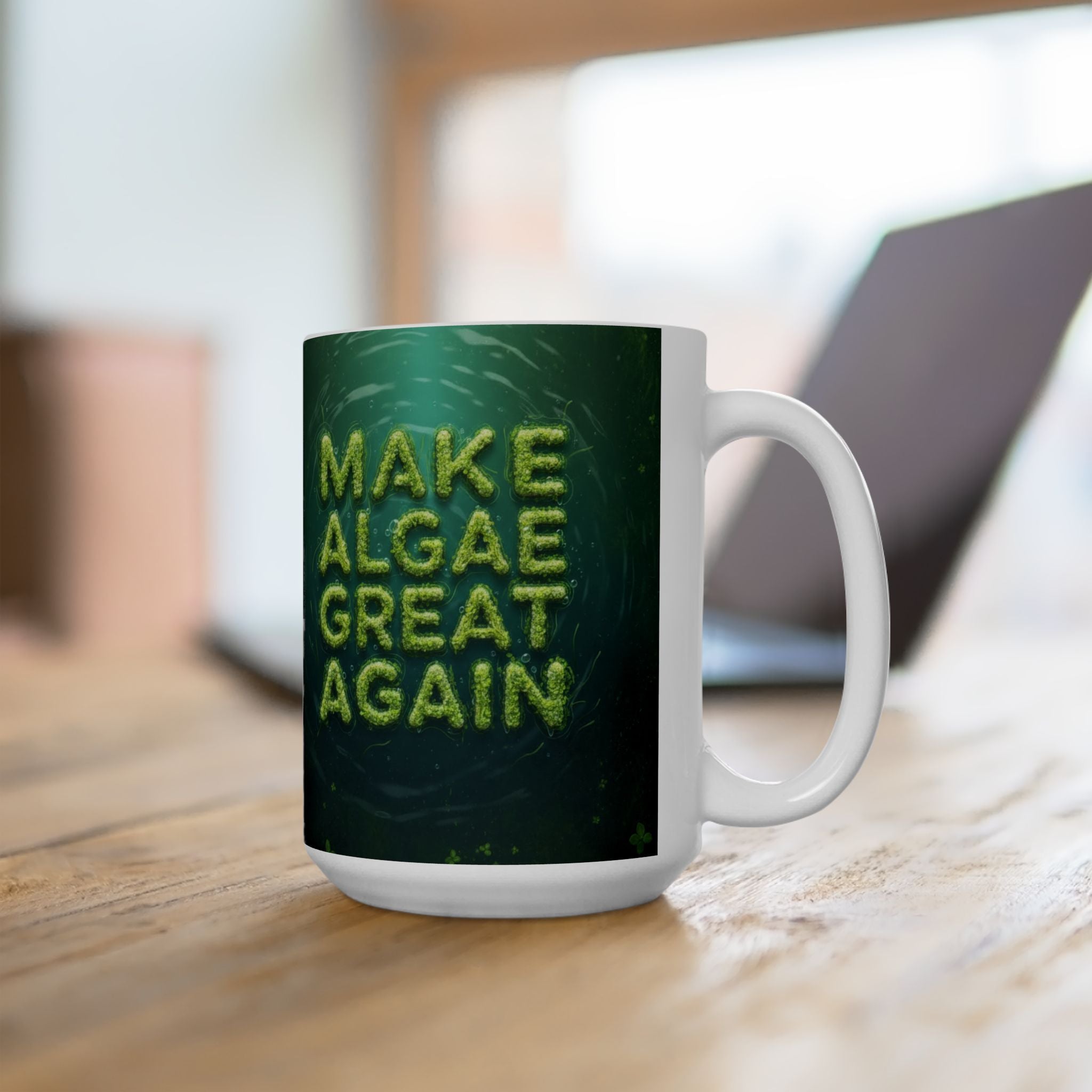 Make Algae Great Again - Ceramic Mug, (15oz)