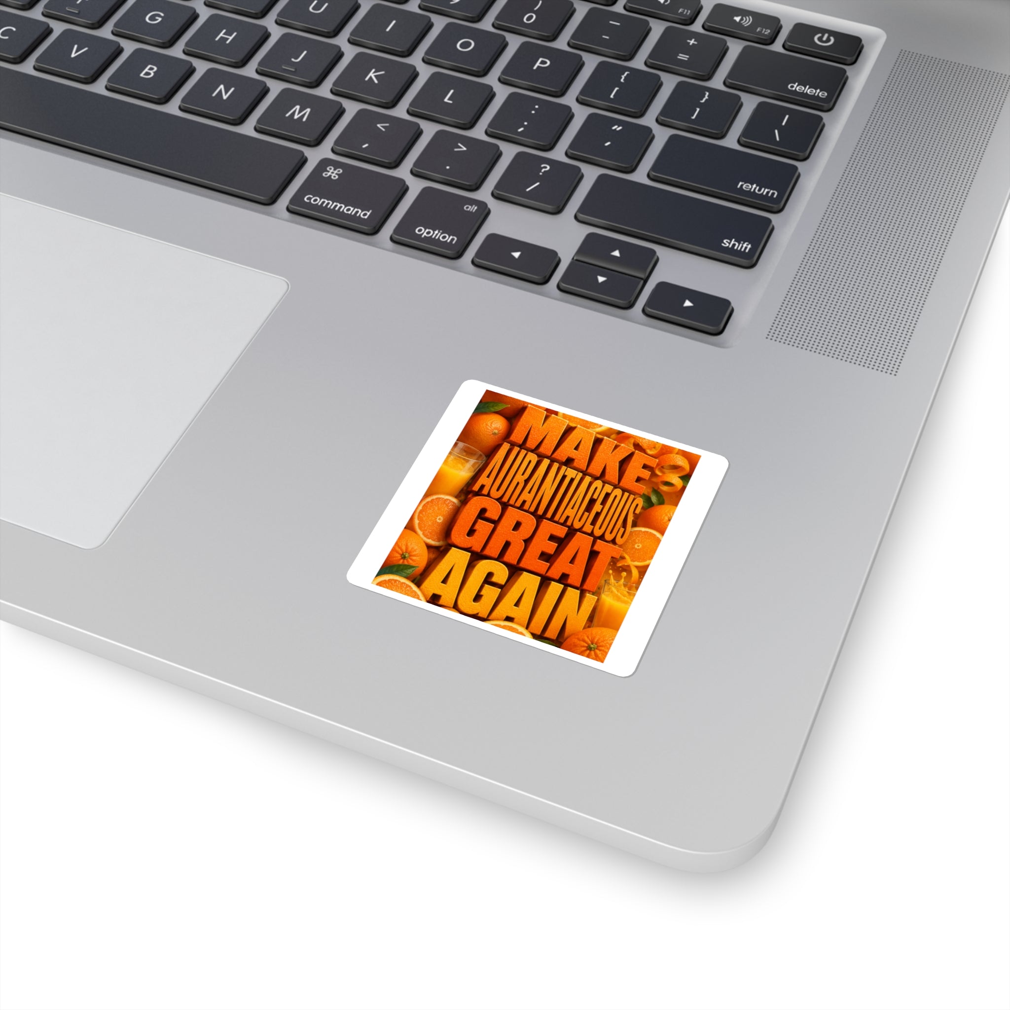 Make Aurantiaceous Great Again - Square Stickers