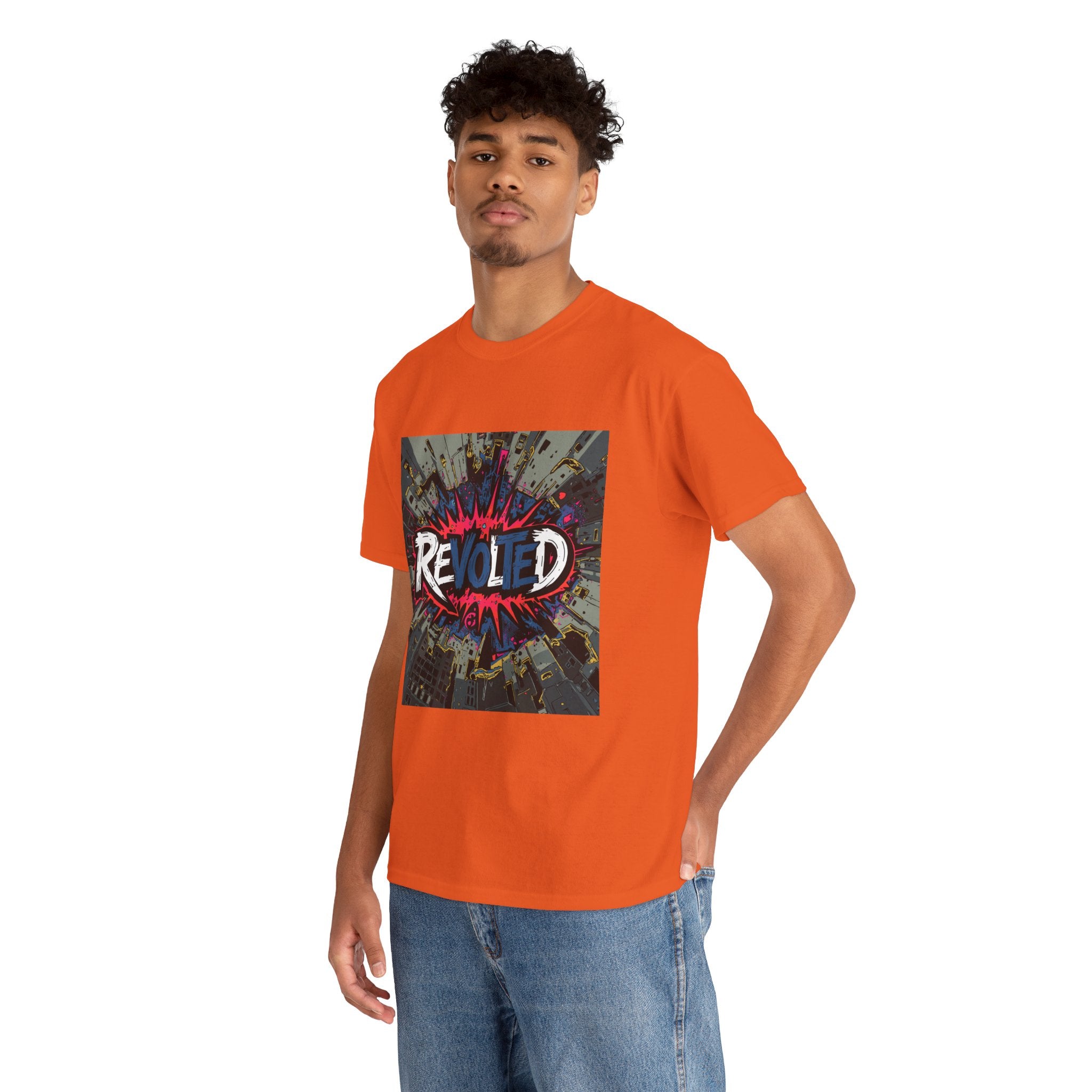 Revolted, VOTE - Cityscape Dark Unisex Heavy Cotton Tee