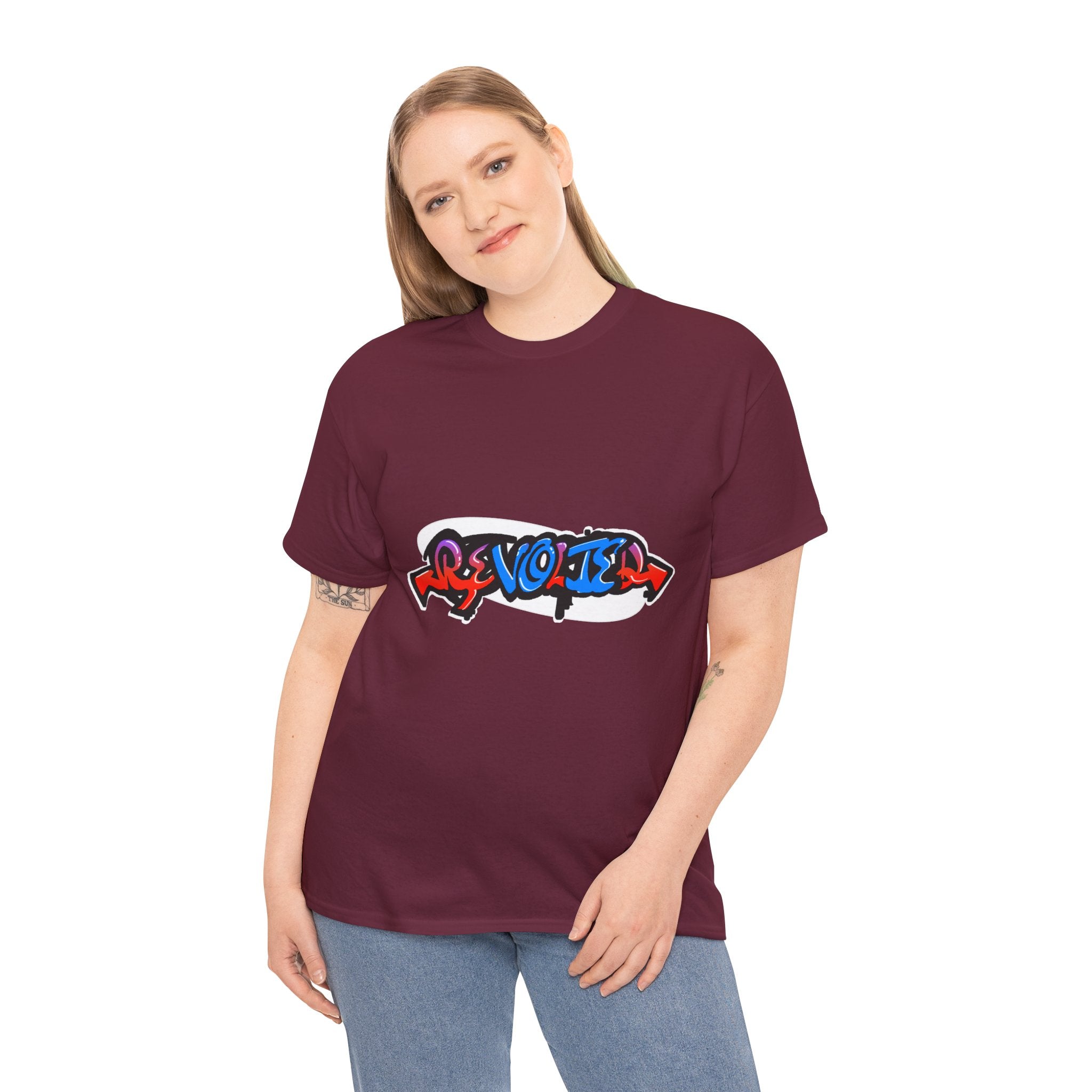Revolted, VOTE - Graffiti Dark Unisex Heavy Cotton Tee