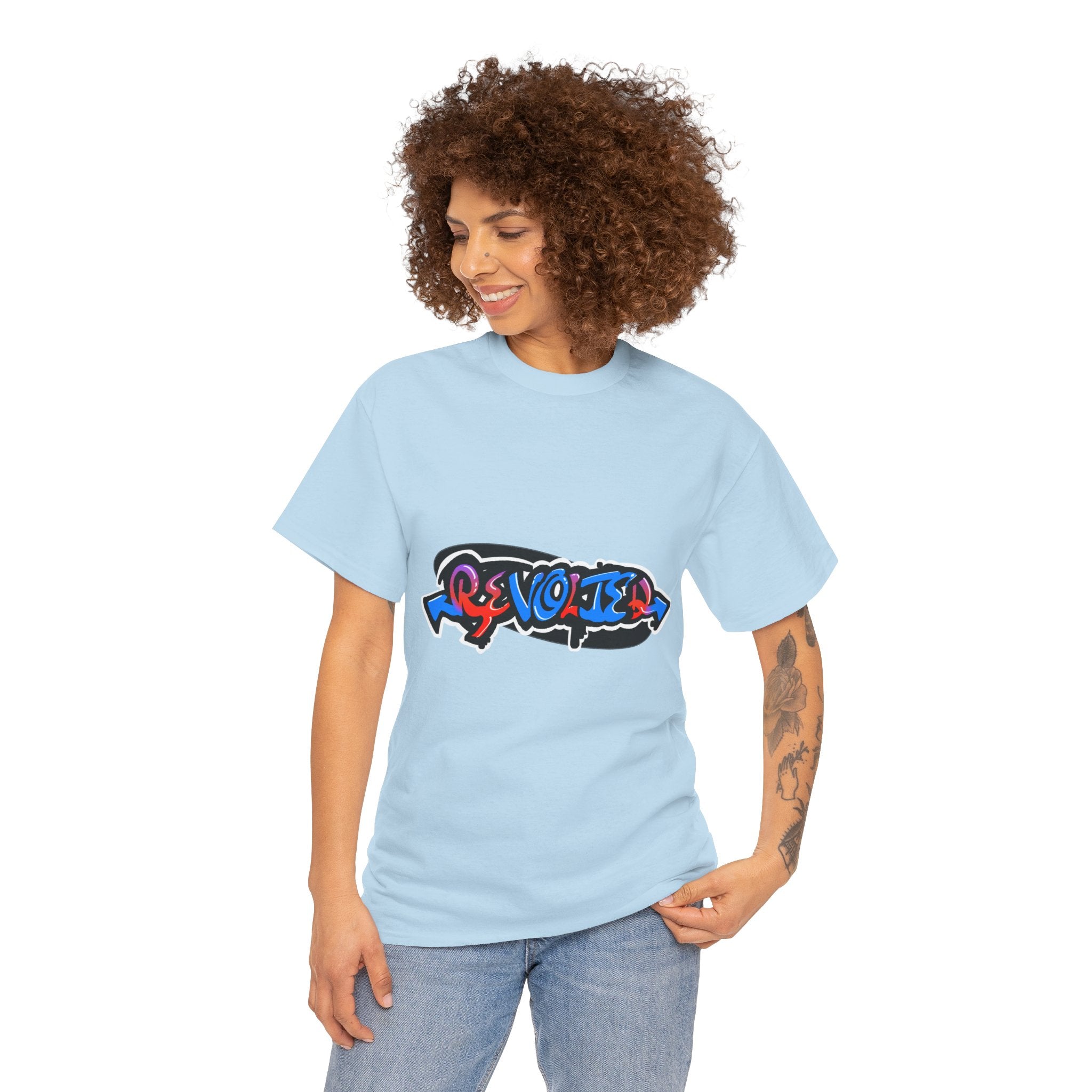 Revolted, VOTE - Graffiti Light Unisex Heavy Cotton Tee