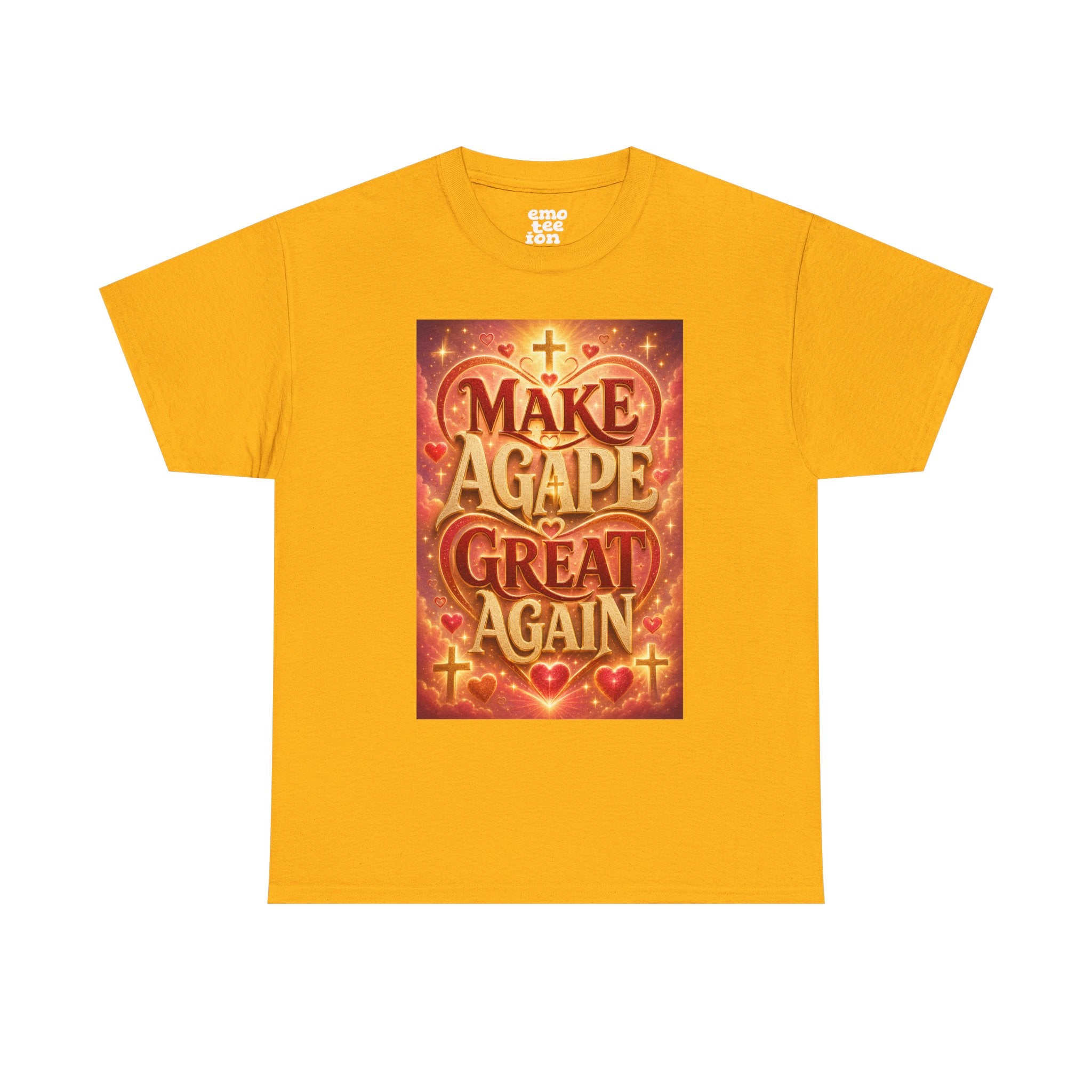 Make Agape Great Again - Dark Unisex Heavy Cotton Tee