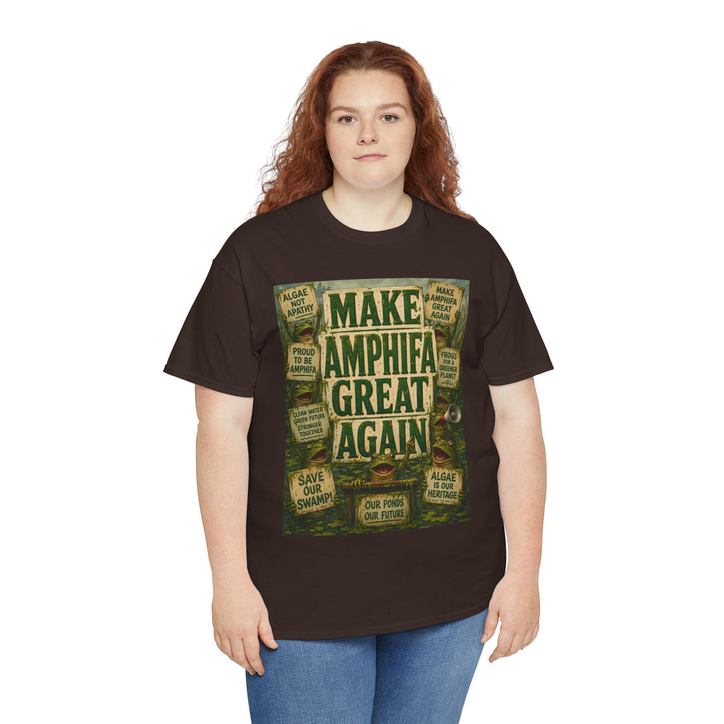 Make AMPHIFA Great Again - Dark Unisex Heavy Cotton Tee