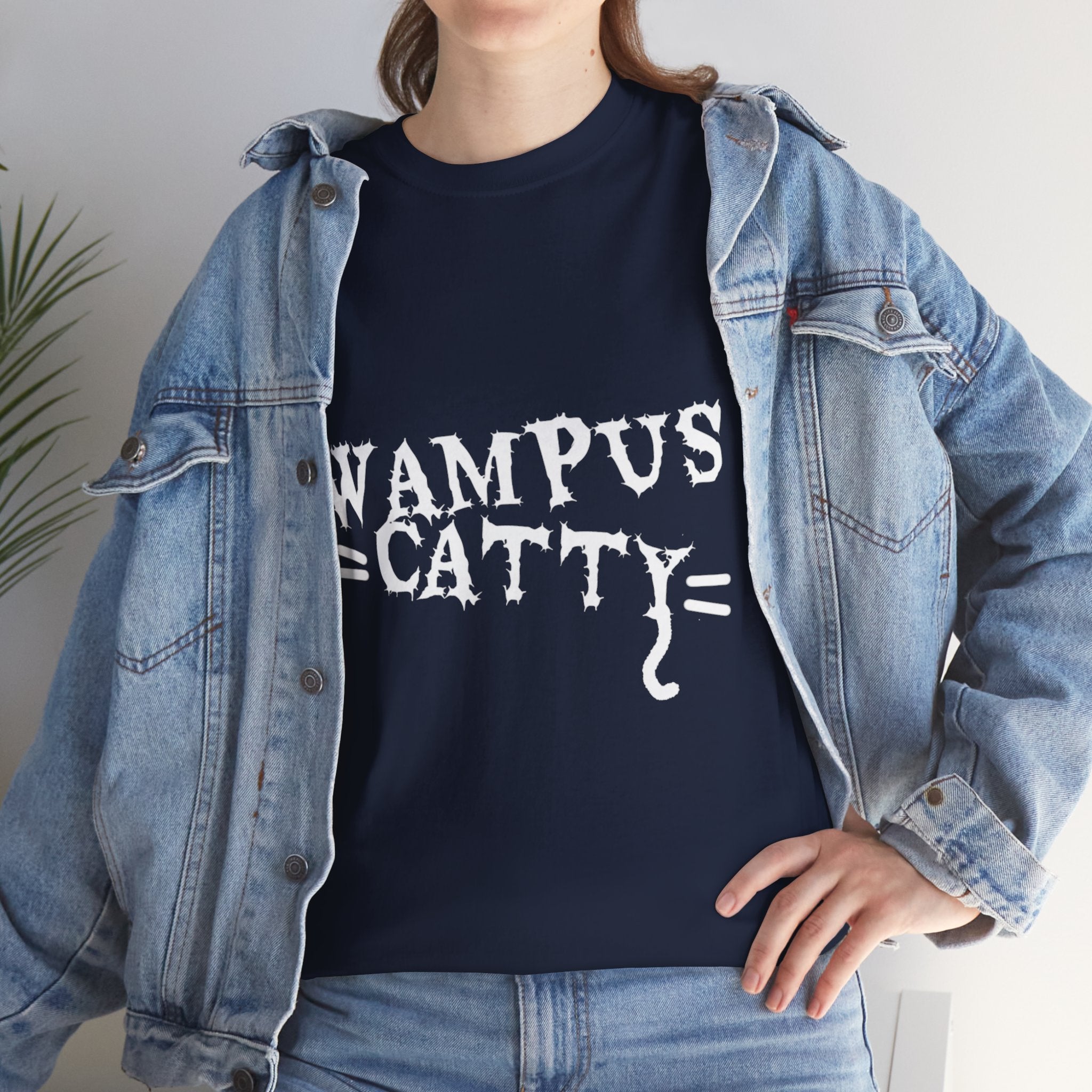 Wampus Catty - Dark Unisex Heavy Cotton Tee