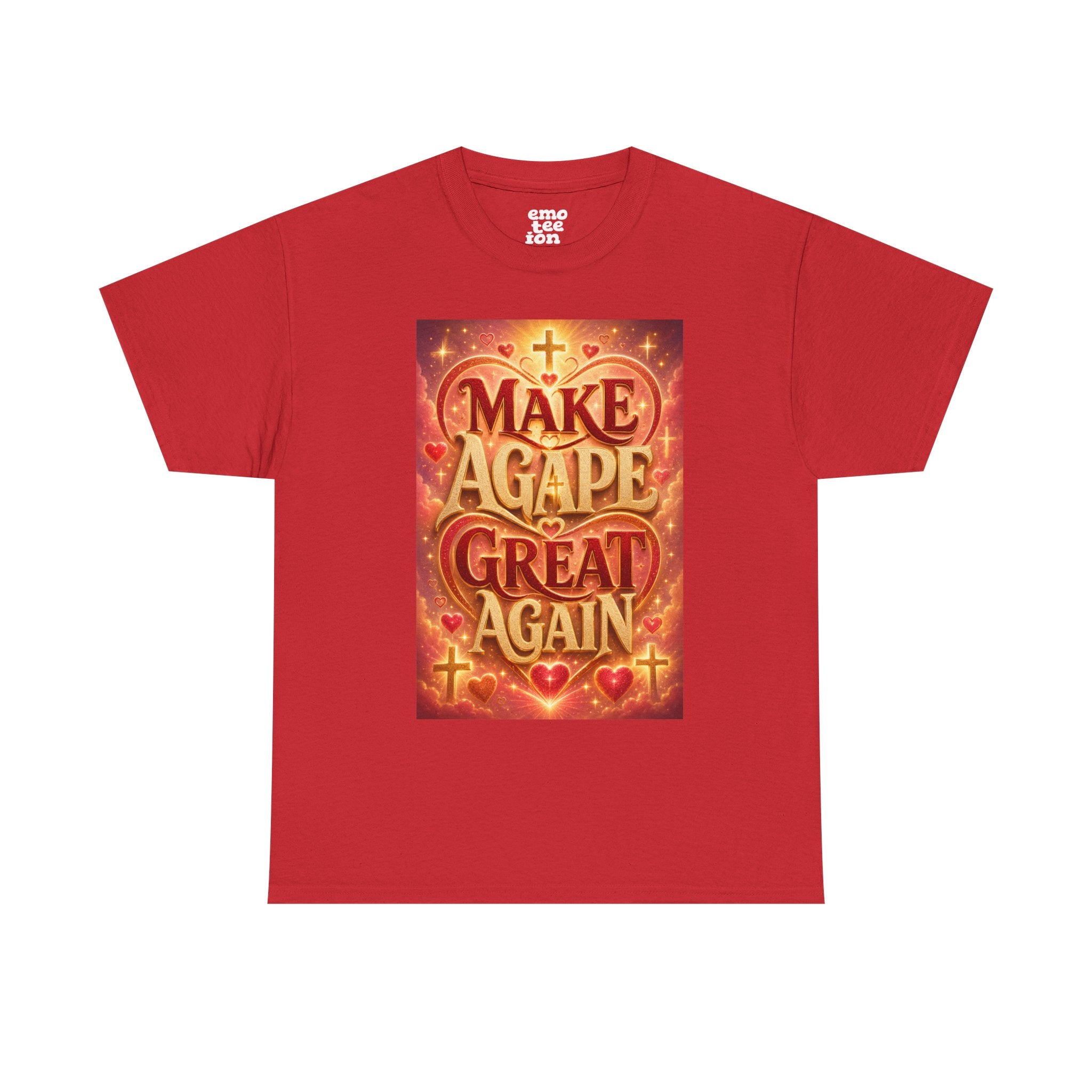 Make Agape Great Again - Dark Unisex Heavy Cotton Tee