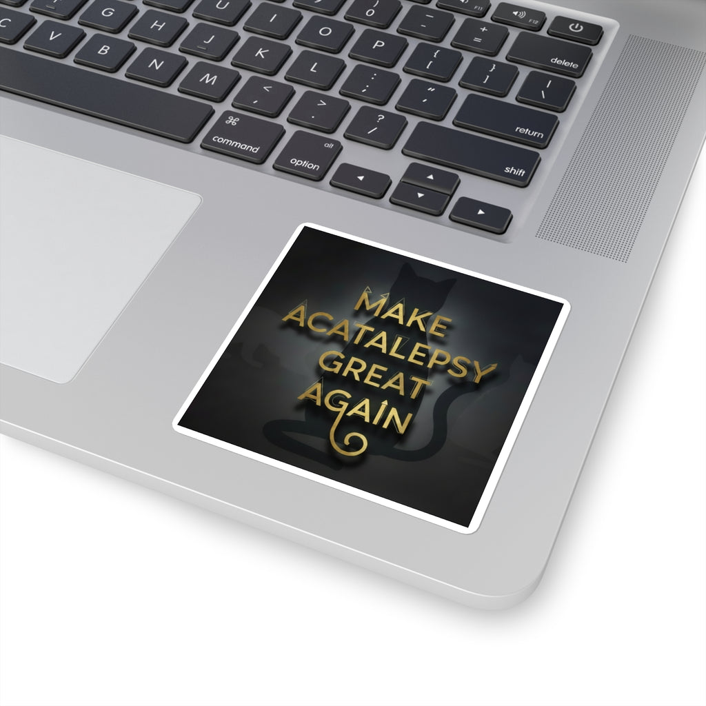 Make Acatalepsy Great Again - Dark Square Stickers