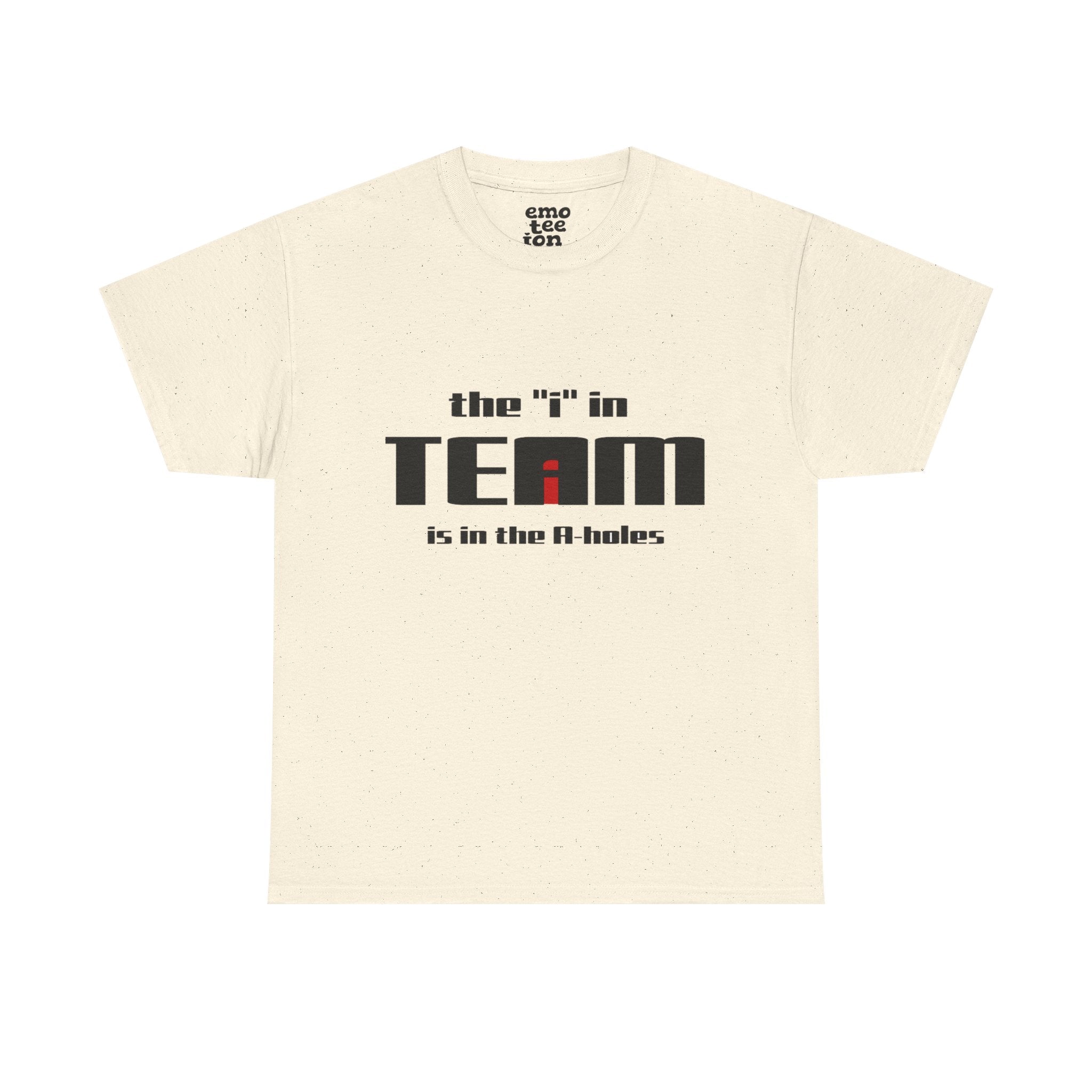 The "i" in TEAM - Light Unisex Heavy Cotton Tee