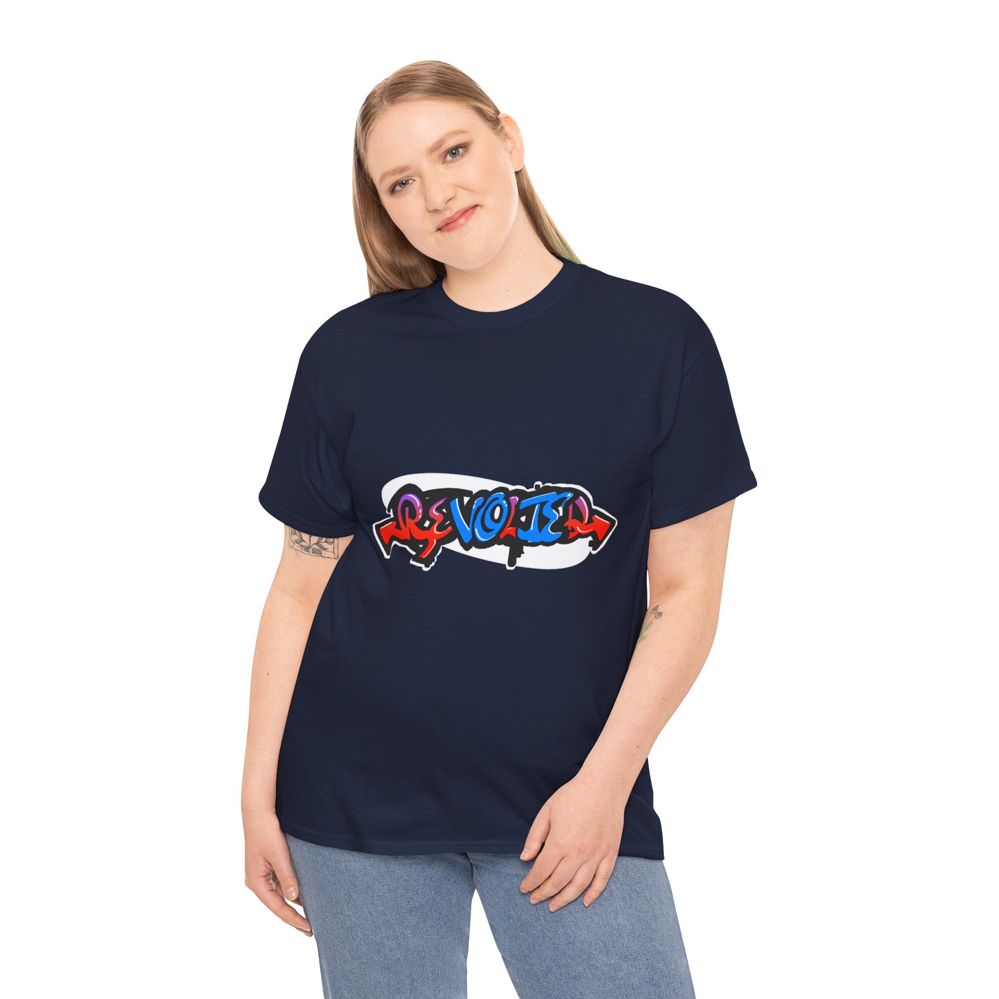 Revolted, VOTE - Graffiti Dark Unisex Heavy Cotton Tee