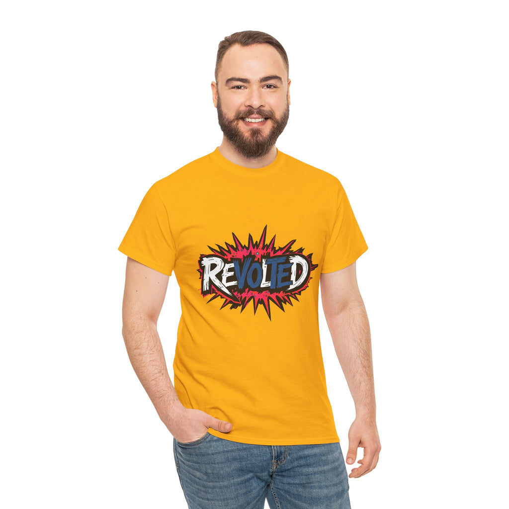 Revolted, VOTE - Splash Bam Dark Unisex Heavy Cotton Tee
