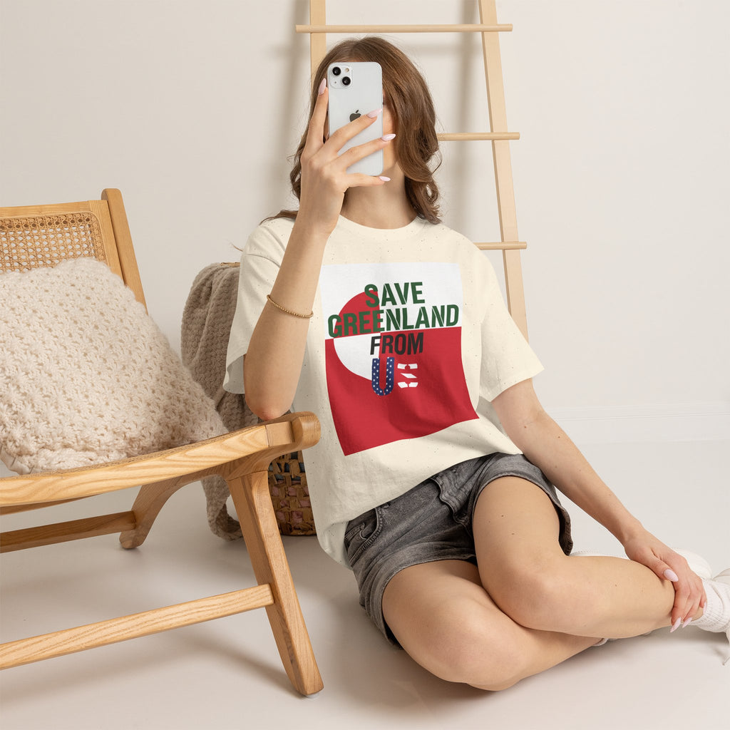 Save Greenland From US Light - Unisex Heavy Cotton Tee